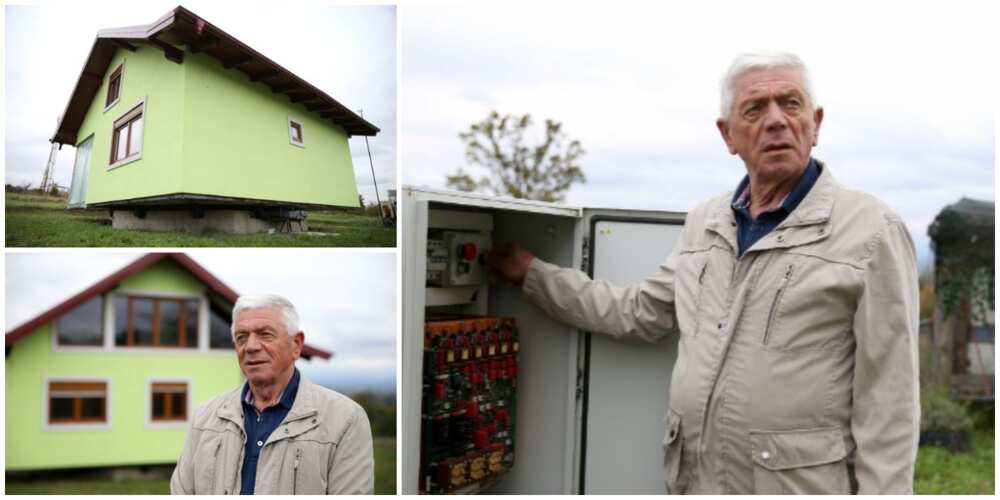 Man spends 6 years in building wife a house that rotates after growing tired of her complains