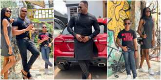 Sweet reactions as Nollywood actor Nino B chills with his kids Sweet reactions as Nollywood actor Nino B chills with his kids