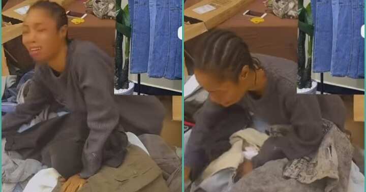 Watch sad video as businesswoman breaks down in tears after importing bad goods from China