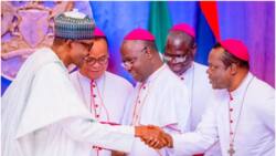 "What I must do before 2023 polls" - Buhari tells Catholic Bishops, reveals why Boko Haram was formed