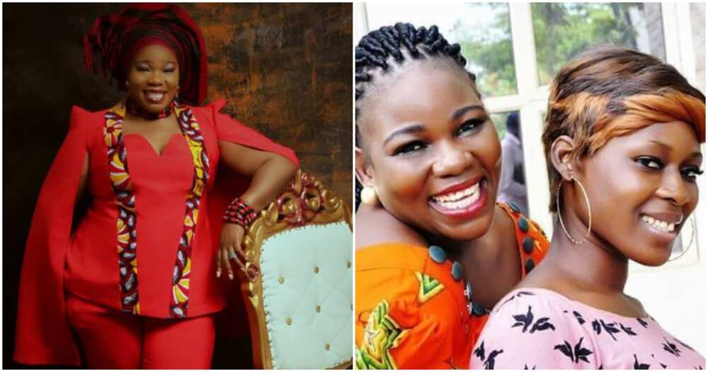 Nollywood star Ada Ameh and her late daughter