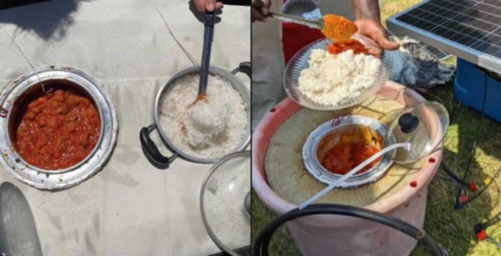 Photos of solar cooker that can last 25 years