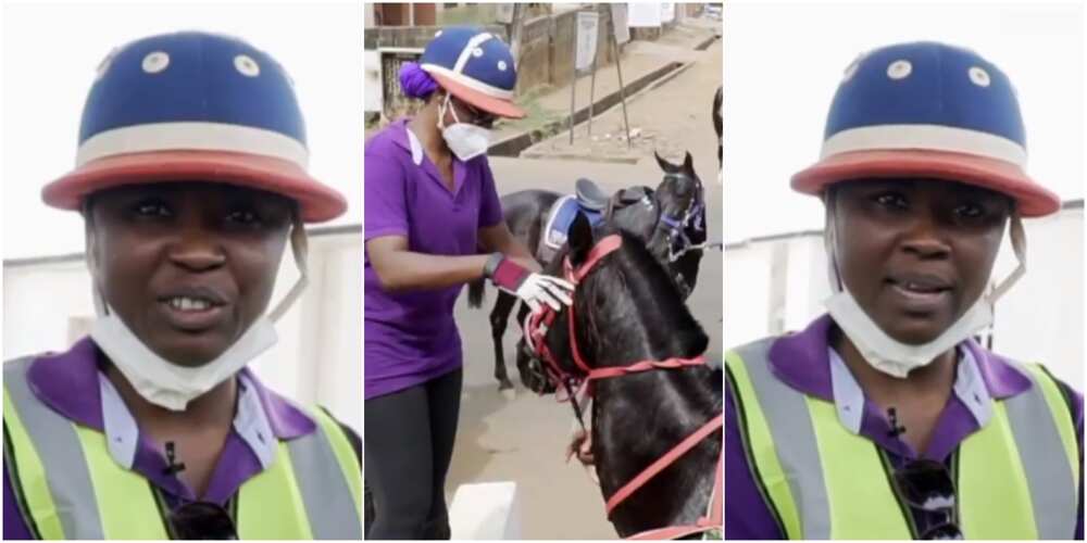 Meet Jemila Bio Ibrahim who rides horse for fun; advises women to embrace horse-riding