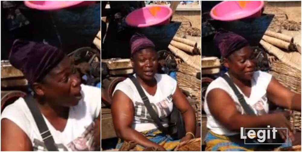 The market woman laments the state of the economy