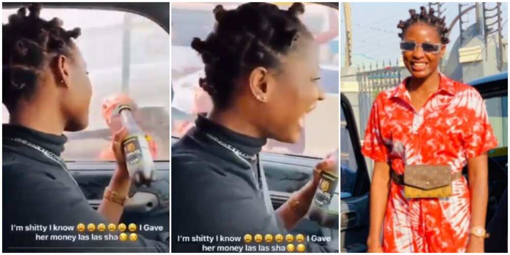 Twitter influencer dragged for teasing young street hawker - Legit.ng