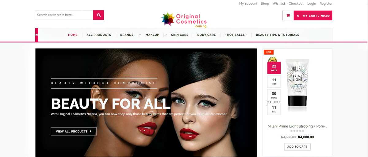 online makeup stores