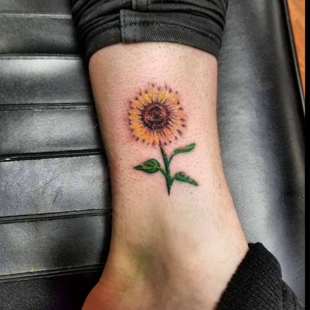 300 Sunflower Tattoos That Bring Sunshine In Your Life