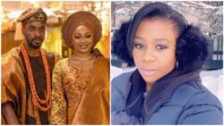 Reactions as 9ice's ex-wife Toni Payne wishes his new wife a happy birthday