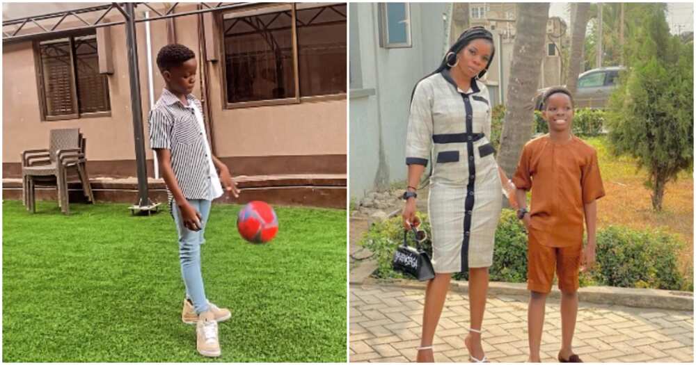 Wizkid's son Tife and mum warm hearts online