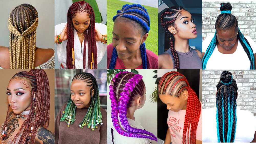 60+ latest all-back Ghana weaving hairstyles for trendy women 