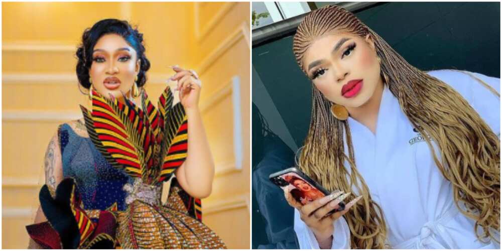 Tonto Dikeh and Bobrisky Tonto Dikeh and Bobrisky