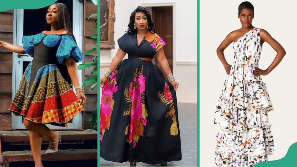 Ladies displaying different vintage styles for stunning gowns