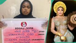 Bobrisky’s mugshot trends as EFCC releases photo, Nigerians react: “In cell and maintaining beauty”