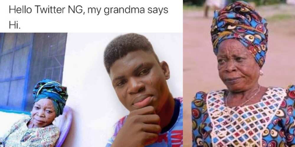 Funny Reactions as Man Introduces Iya Gbonkan As His Grandmother, Many Apologise for Offending Him in the Past