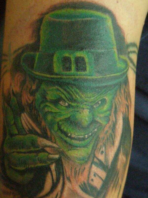 irish leprechaun tattoo designs