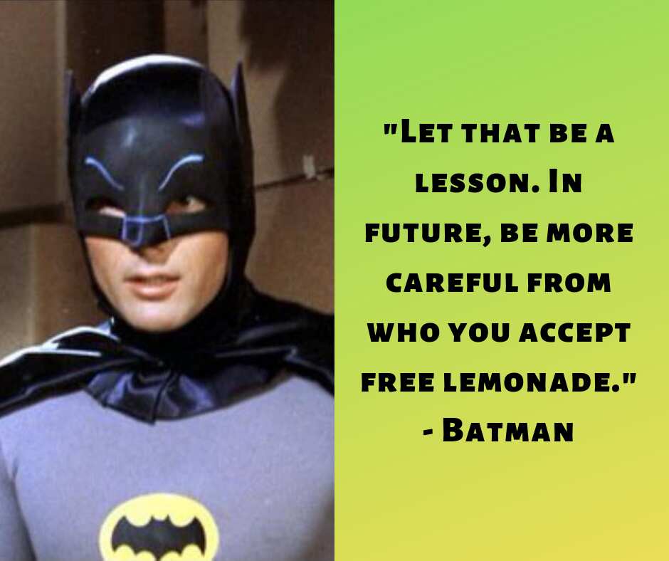 Adam West Batman quotes