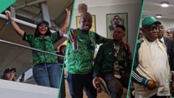 AFCON 2023: Video of Regina Daniels, Obi Cubana & others celebrating Super Eagles win goes viral