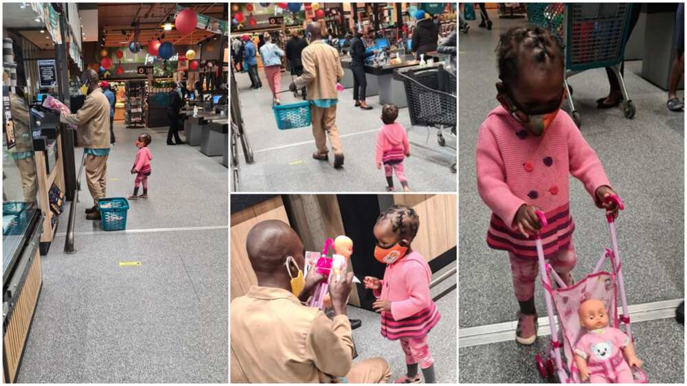 Emotional moment father who could not buy toy for daughter get surprise money from stranger at supermarket