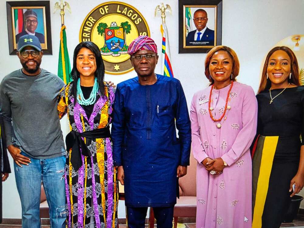 Dususu Foundation, Haven Homes visit Lagos state governor