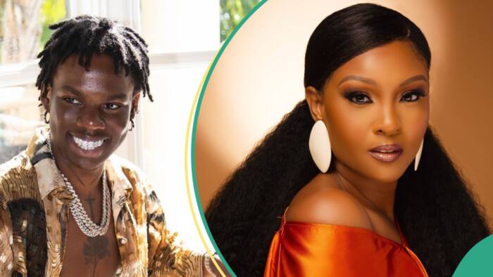"She's so beautiful": Rema amazed after meeting Osas Ighodaro in swim wear, shares hug with actress