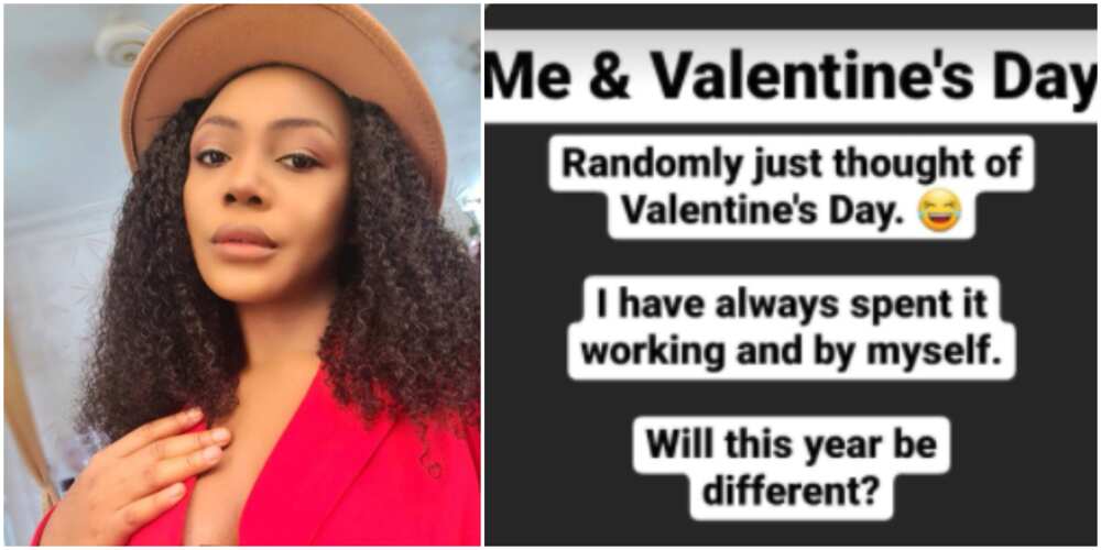 BBNaija's Ifu Ennada says she has always spent Valentine's day alone
