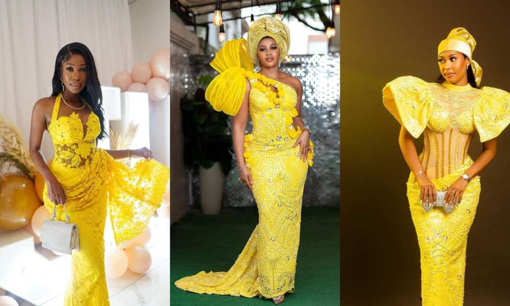 Gorgeous Sky Blue Colour Aso-ebi Styles for Owambe/ Parties. - Stylish  Naija