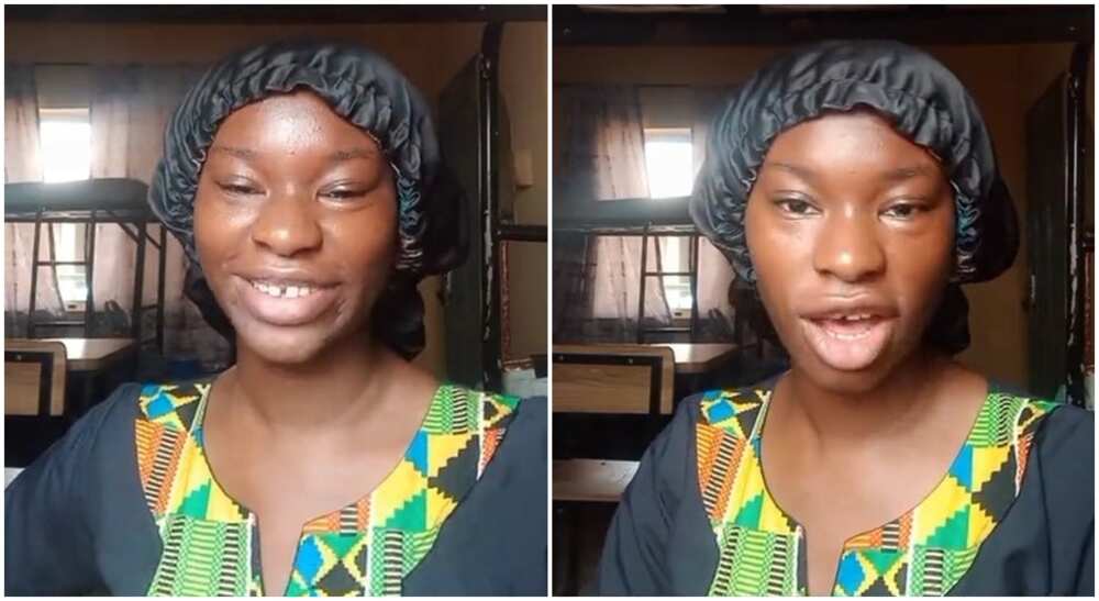Photos of a Teni, a Nigerian lady who used Oyinbo accent to say Blala blu blulaba.