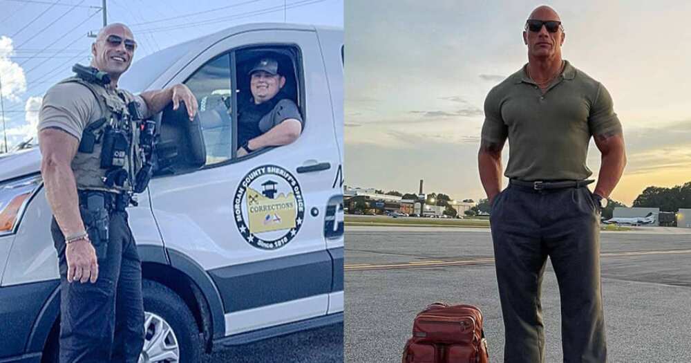 Photo Of Police Officer Who Has Same Body Build Muscle As American Actor The Rock Goes Viral