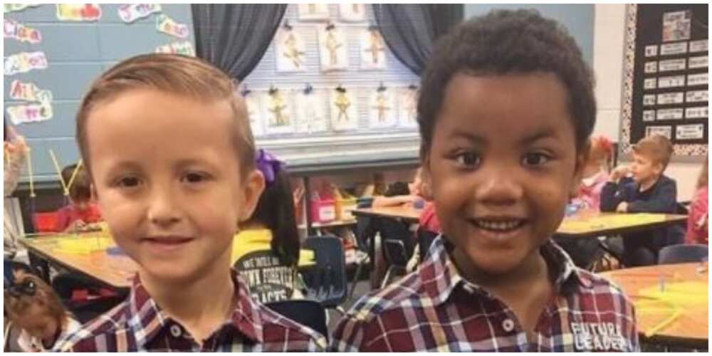 White Mum Gets Matching Outfit for Black Kid after Her Son Said They Looked Alike, Their Photo Cause Huge Stir