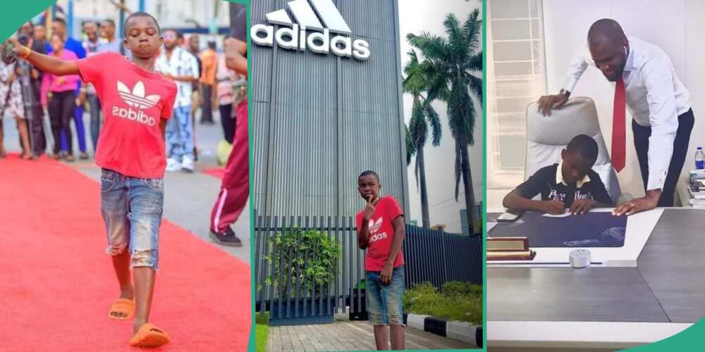 Nigerian boy becomes Adidas ambassador.