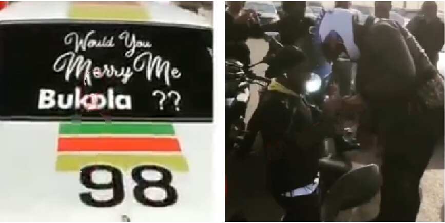 Love on the Bridge: Man Proposes to His Girlfriend on Top of Third Mainland Bridge, and She Says Yes