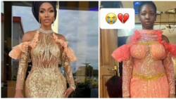 What I ordered: Lady left speechless with hilarious asoebi style recreation, internet users amused