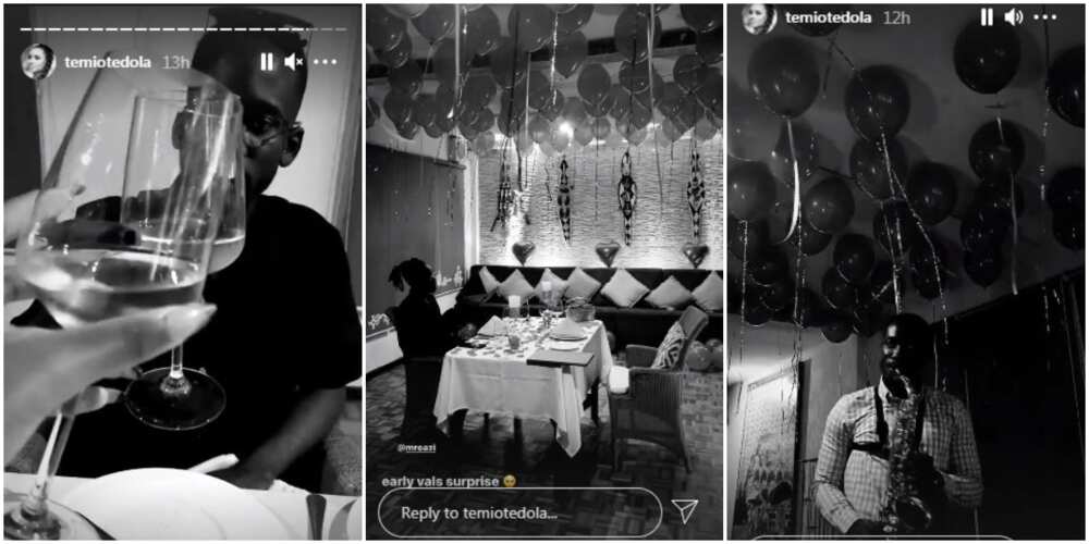 Mr Eazi treats girlfriend Temi Otedola to early Valentine’s Day surprise