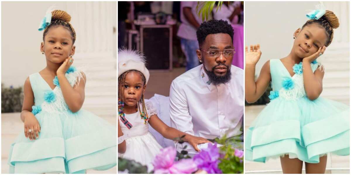 Singer Patoranking celebrates daughter Wilmer with beautiful photos as she clocks 3