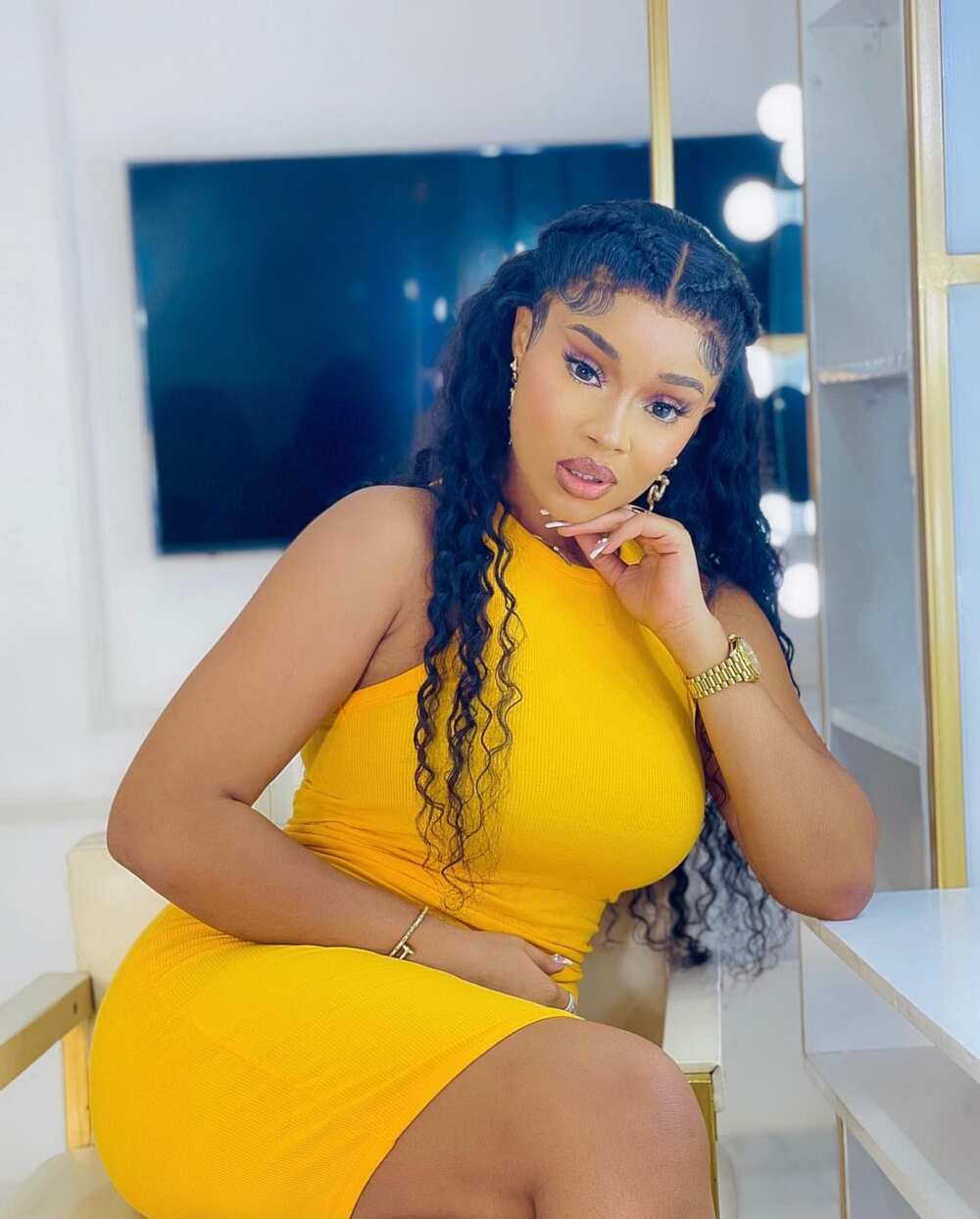 Actress Onyii Alex Causes Commotion Online As She Puts Her Camel