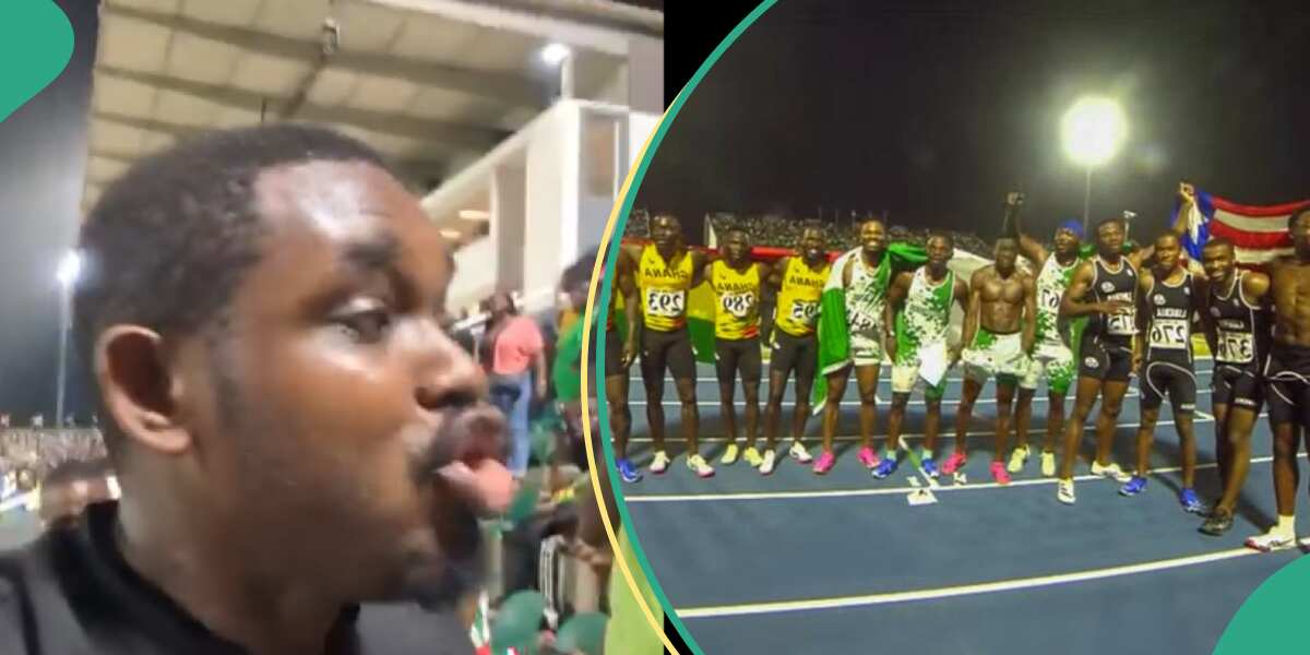 Trending Video: Watch as man makes jest of Ghanaians after Nigeria won 4x100m men's relay race
