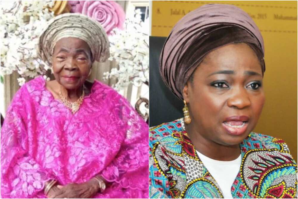 Breaking: Tears as Buhari's aide Dabiri-Erewa loses mum, presidency reacts