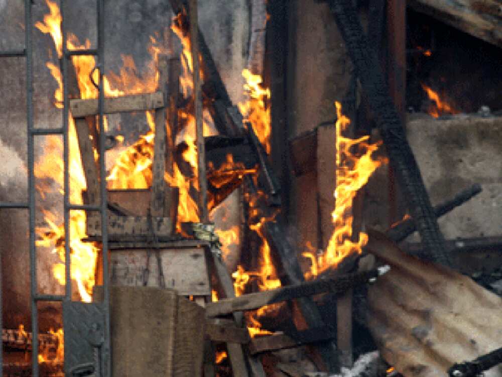 Fire guts popular timber market in Rivers; traders count losses