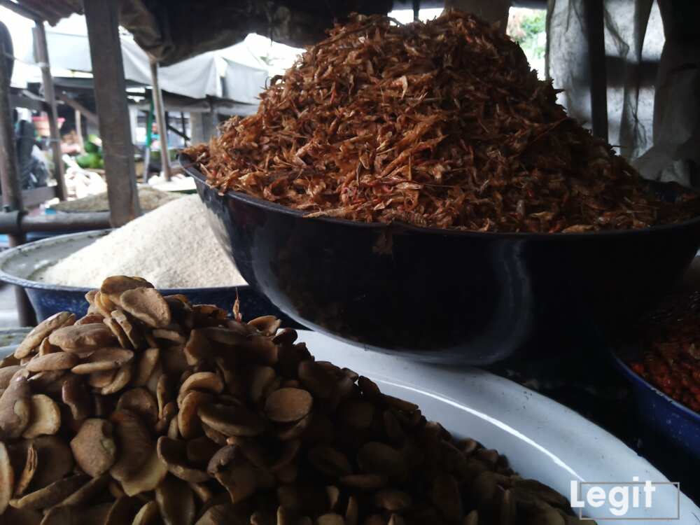 The cost price of foodstuff items at the market soars higher. Photo credit: Esther Odili