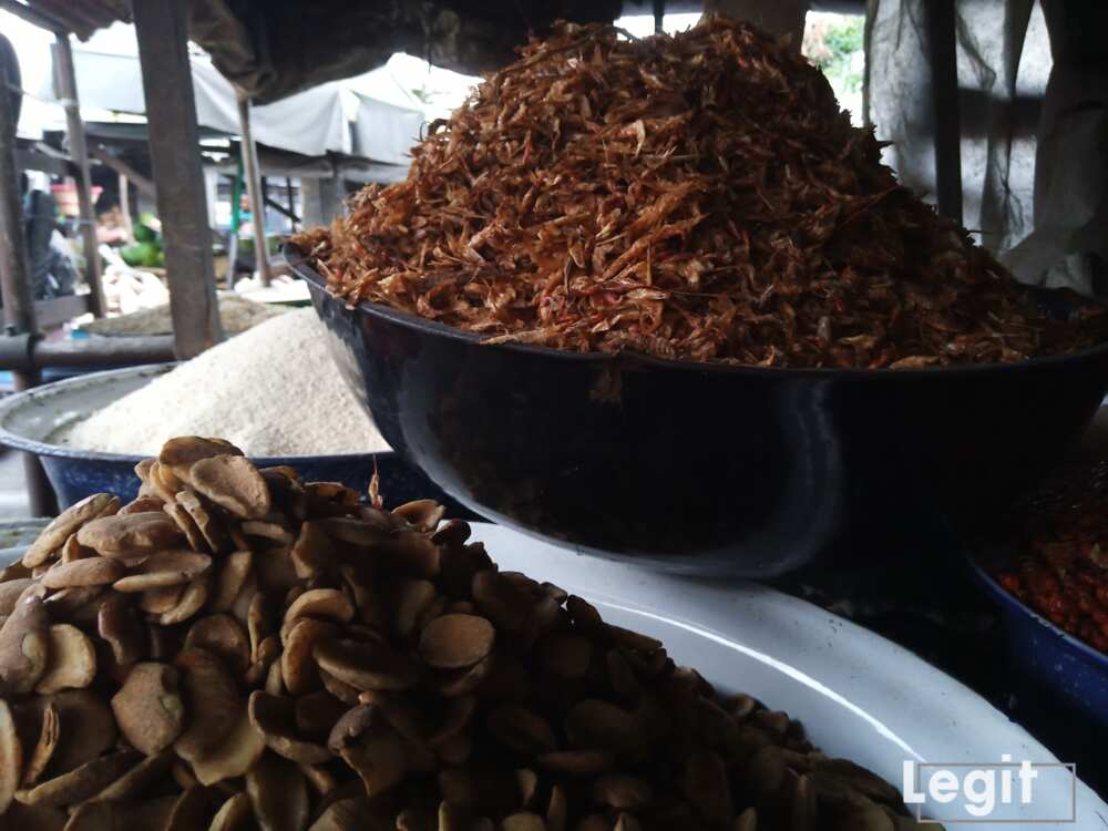 The cost price of foodstuff items at the market soars higher. Photo credit: Esther Odili The cost price of foodstuff items at the market soars higher. Photo credit: Esther Odili