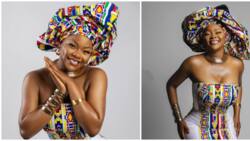 Nollywood star Kehinde Bankole stuns fans with gorgeous ankara look on her birthday