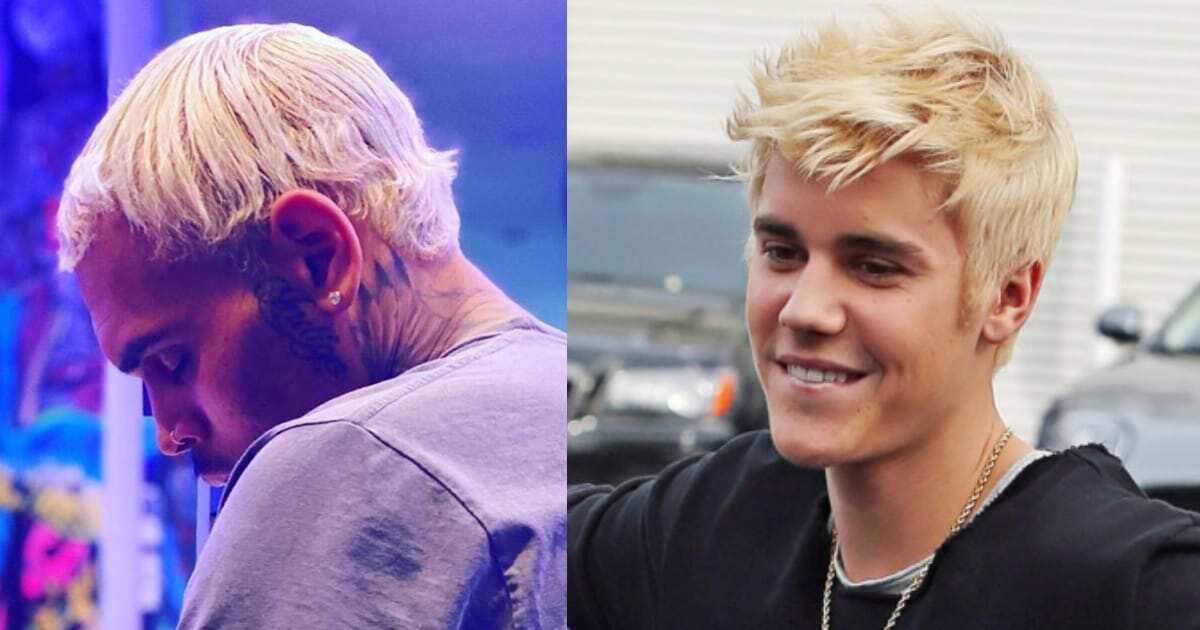 Fans think Chris Brown is slowly evolving to pop star Justin Bieber thanks  to new hairstyle 