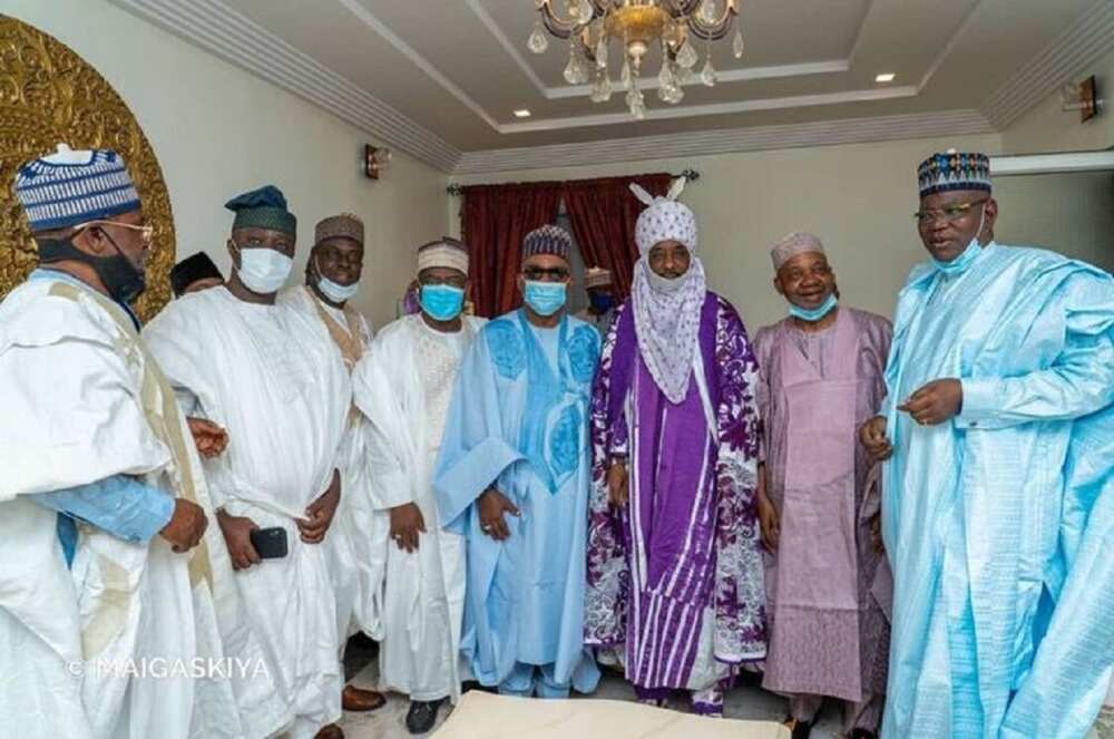 Hotunan bikin auren dan gwamnan Kaduna Nasir El-Rufai, Bashir da amaryarsa Halima