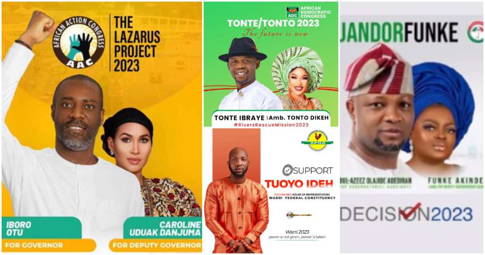 Nigerian celebrities contesting for political office in 2023.