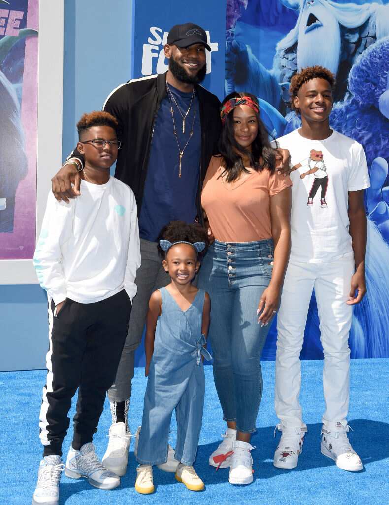 how old is bronny james
