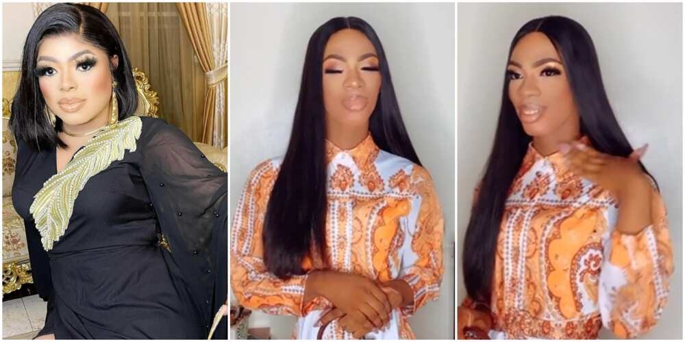 Stop being threatened by me, James Brown shades Bobrisky, looks pretty in new video