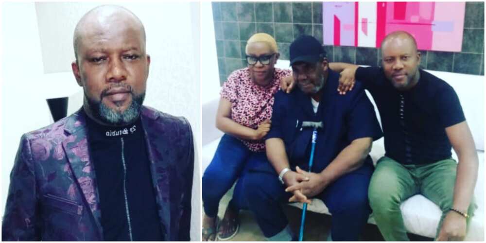 Pete Edochie's second son, Uche, clocks 48 in style