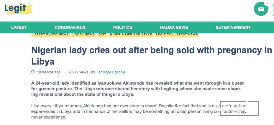 Williams and Iyanu: two people Legit.ng's report helped get a new lease of life Williams and Iyanu: two people Legit.ng's report helped get a new lease of life