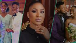 Tonto Dikeh charges her 'fellow singles' over Kunle Remi and Moses Bliss' relationships, many react