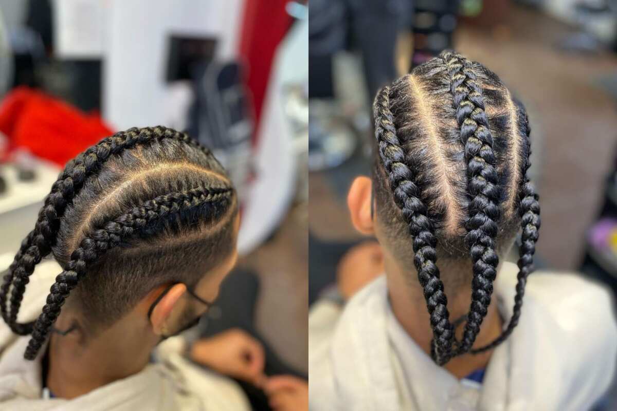 35 Popular Cornrow Braids Hairstyles For Men in 2024 | Cornrow styles for  men, Mens braids hairstyles, Cornrow hairstyles for men